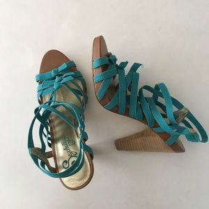 Teal High Heel